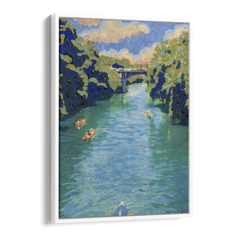 Eleanor Baker painting - BARTON CREEK AUSTIN by Asianmonk