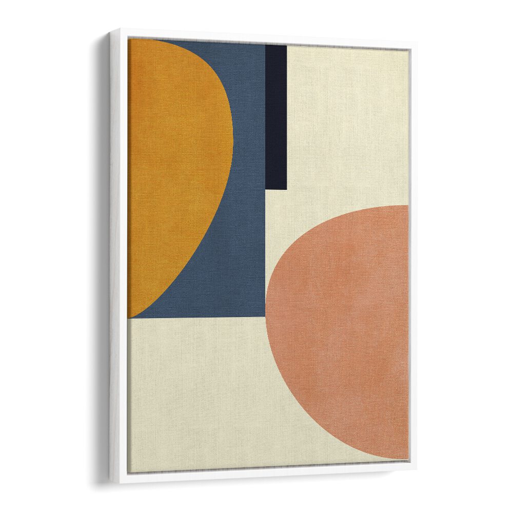 Ana Rut Bre painting - RAINBOW PLUS SHAPES BLUE MUSTARD I BY ANA RUT BRE by Asianmonk