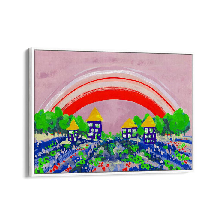 kids painting - RED RAINBOW BY ANIA ZWARA by Asianmonk