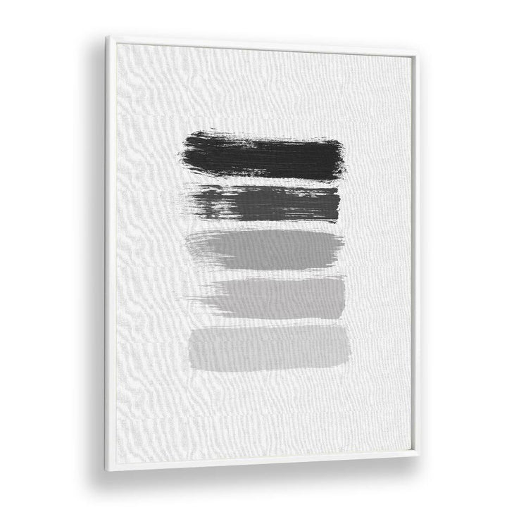 ABSTRACT painting - BLACK AND WHITE STRIPES by Asianmonk