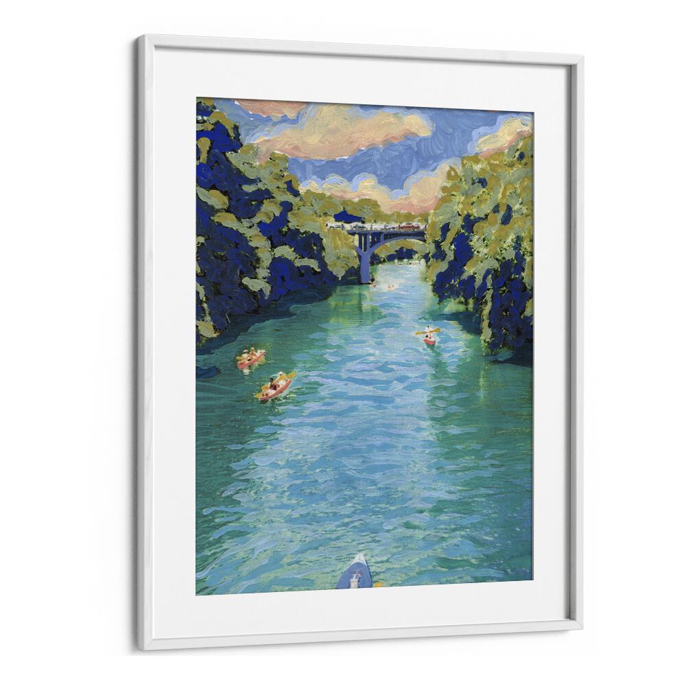 Eleanor Baker painting - BARTON CREEK AUSTIN by Asianmonk