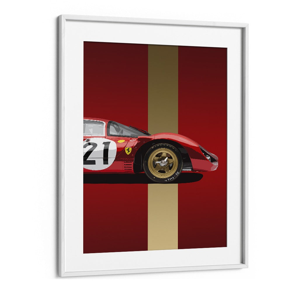 AUTOMOTIVE painting - FERRARI 330 by Asianmonk