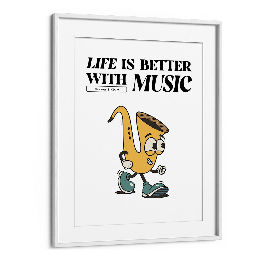 Quotes painting - HARMONY IN EVERY NOTE: LIFE IS BETTER WITH MUSIC by Asianmonk