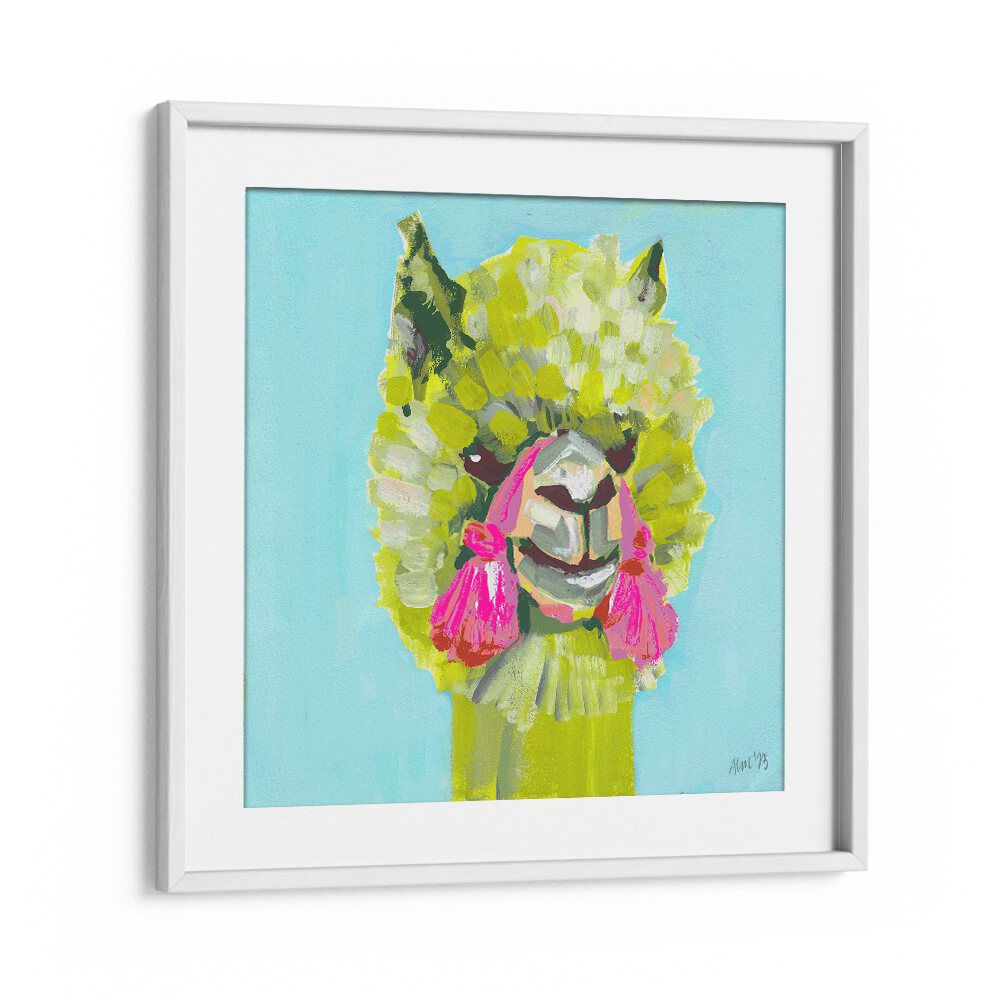 chre painting - LIME ALPACA BY ANIA ZWARA by Asianmonk