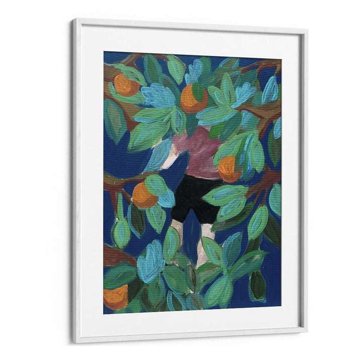 Eleanor Baker painting - ORANGE TREE FRUIT by Asianmonk