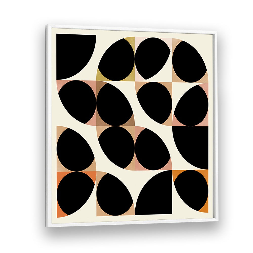 Dianne Nicole Fernando painting - BEIGE UNROUND DOTS by Asianmonk