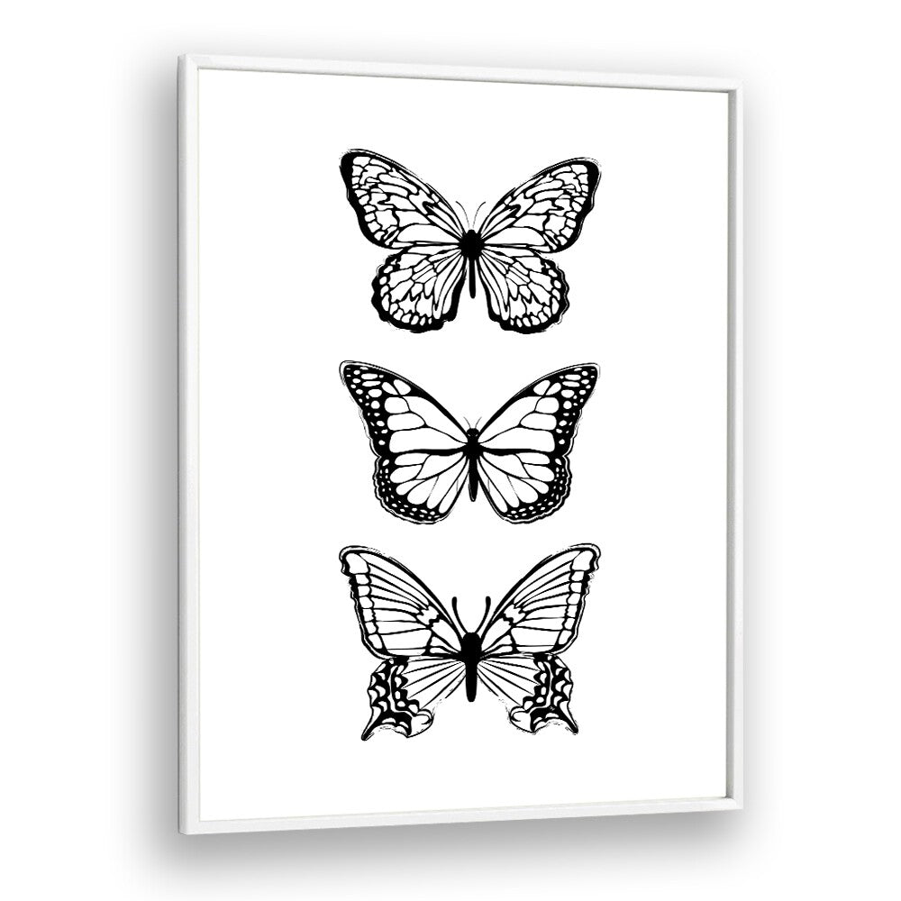 BLACK BUTTERFLIES BY MARTINA FASHION PAINTINGS, FASHION POSTERS