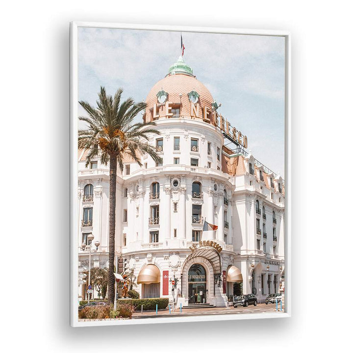 FRENCH RIVIERA BUILDING BY GRACE DIGITAL ART CO, BEACH PRINTS