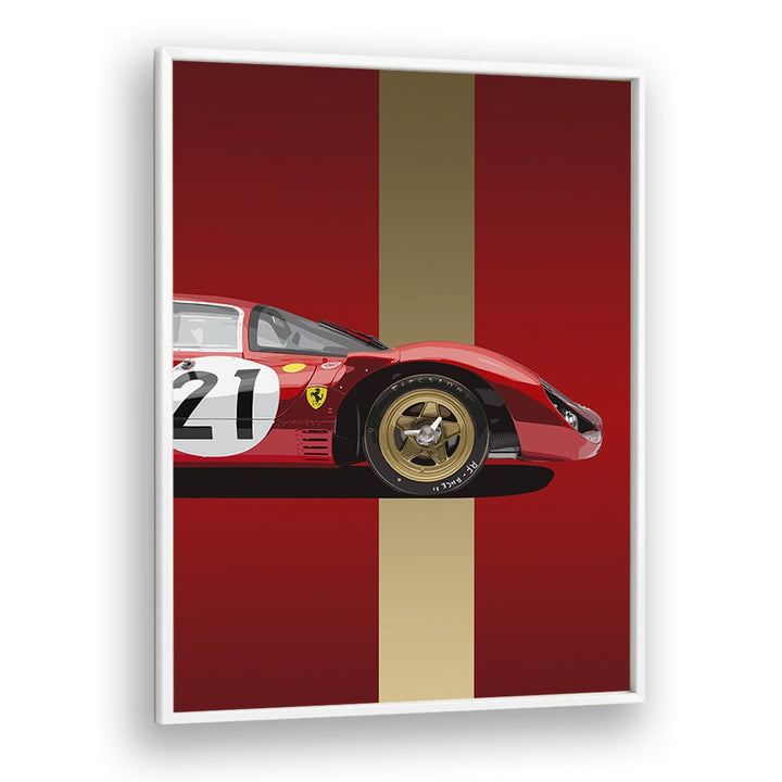 AUTOMOTIVE painting - FERRARI 330 by Asianmonk