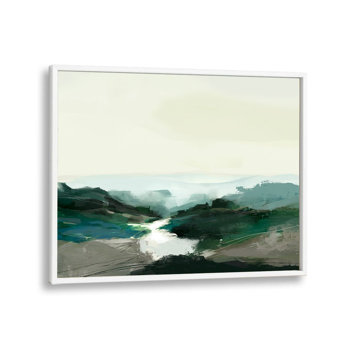 ABSTRACT painting - HIGH LAND VIEW BY DAN HOBDAY by Asianmonk