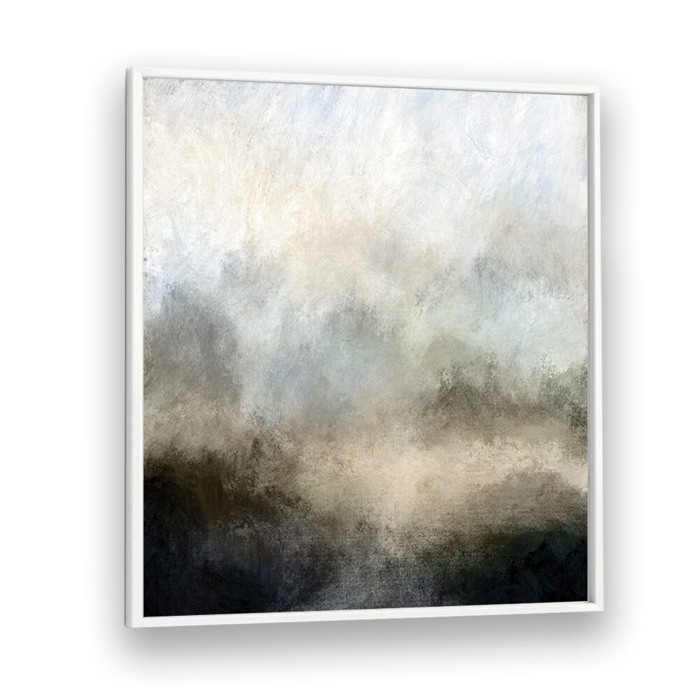 ABSTRACT painting - LAKE MIST BY DAN HOBDAY by Asianmonk