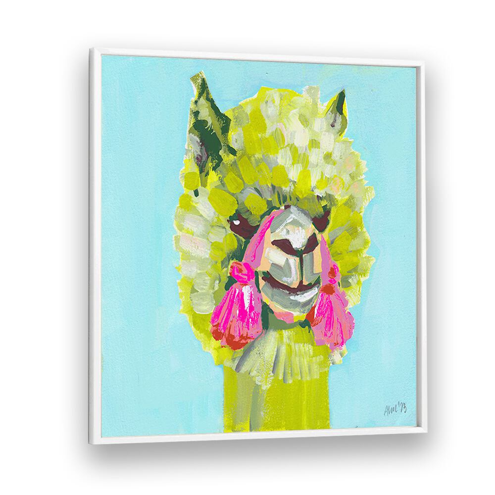 chre painting - LIME ALPACA BY ANIA ZWARA by Asianmonk