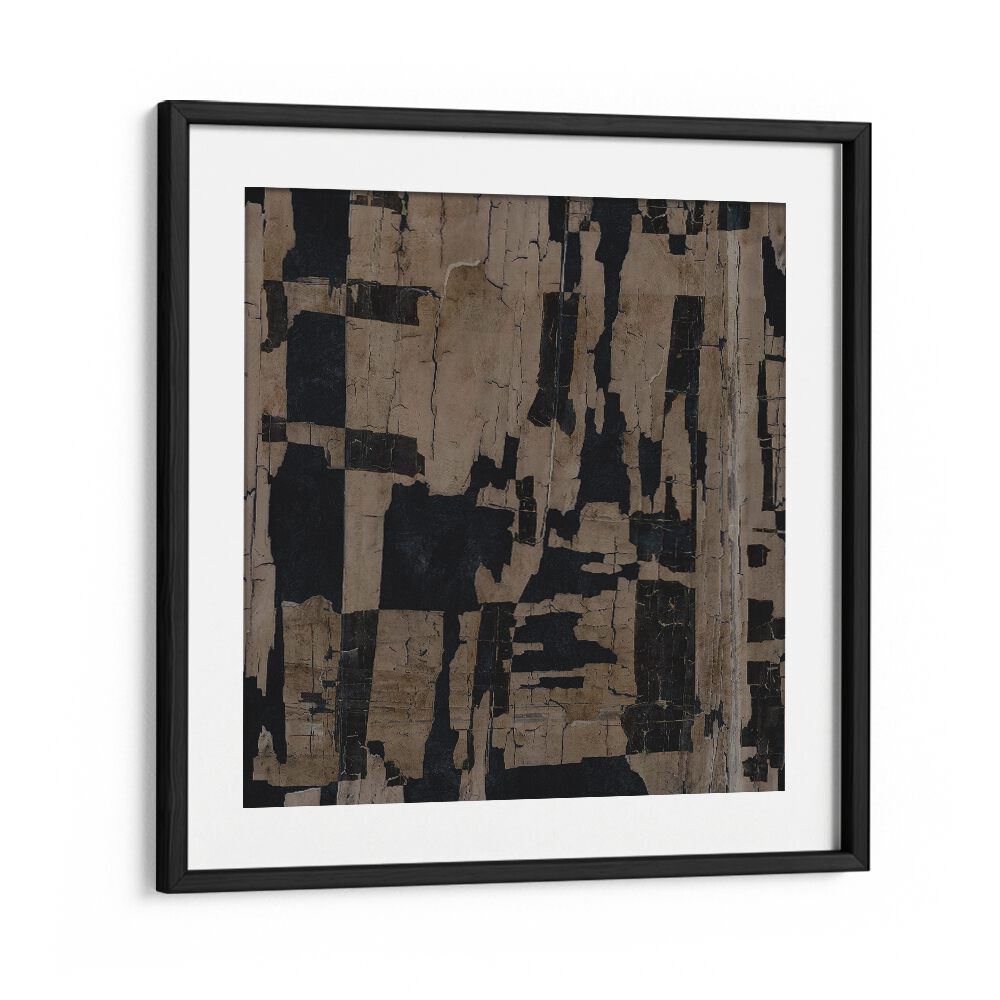 Wild West By Dan Hobday Abstract Art Abstract Paintings in Black Frame With Mount