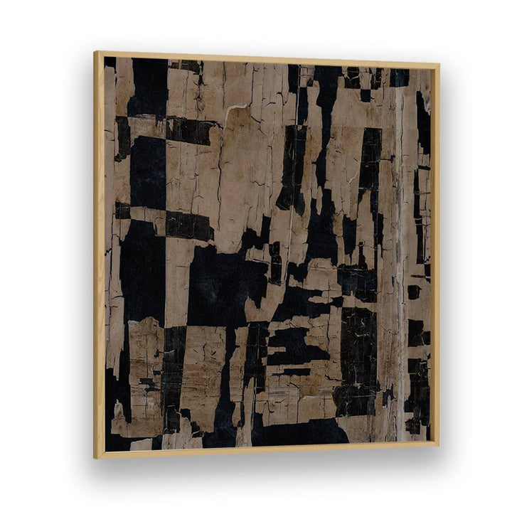 Wild West By Dan Hobday Abstract Art Abstract Paintings in Oak Wood Plain Frame