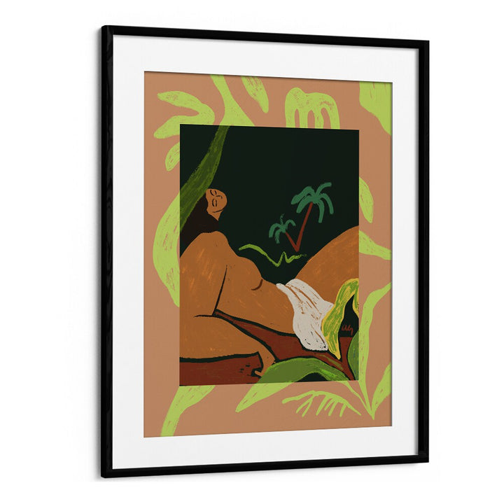 Window By Arty Guava Wall Art Prints in Black Frame With Mount