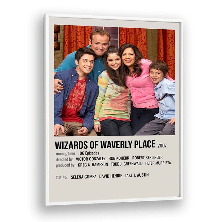 Wizards of Waverly Place 2007 Movie Posters in White Plain Frame