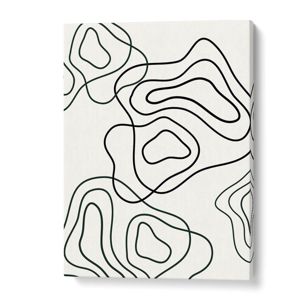 Wobbly Woo By Grishma Korjani Line Art Prints in Gallery Wrap