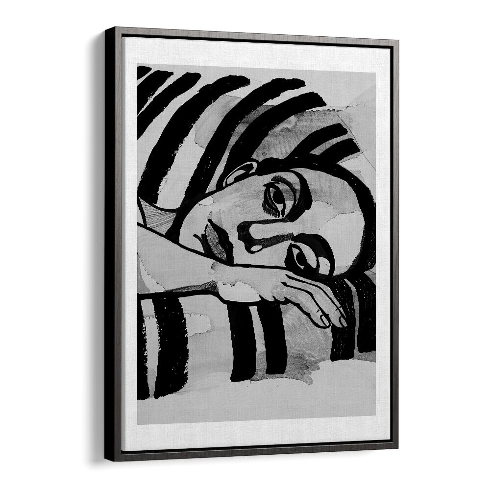 Explore femininity with WOMEN IN STRIPES, PORTRAITS showcasing striking illustrations of diverse women in art.