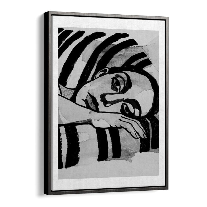 Explore femininity with WOMEN IN STRIPES, PORTRAITS showcasing striking illustrations of diverse women in art.