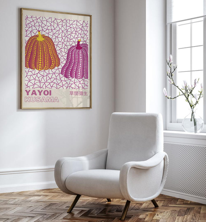 YAYOI KUSAMA IX,  VINTAGE PAINTINGS