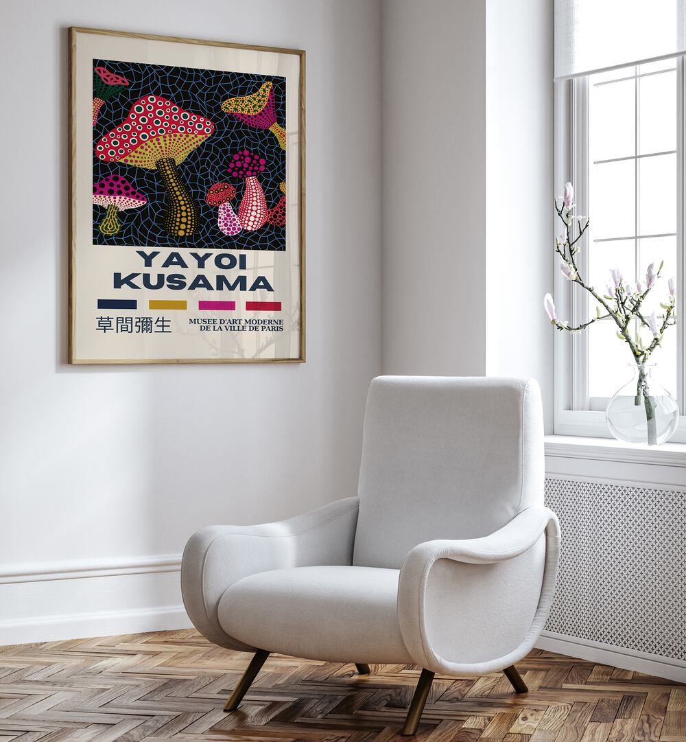 YAYOI KUSAMA XII,  VINTAGE PAINTINGS