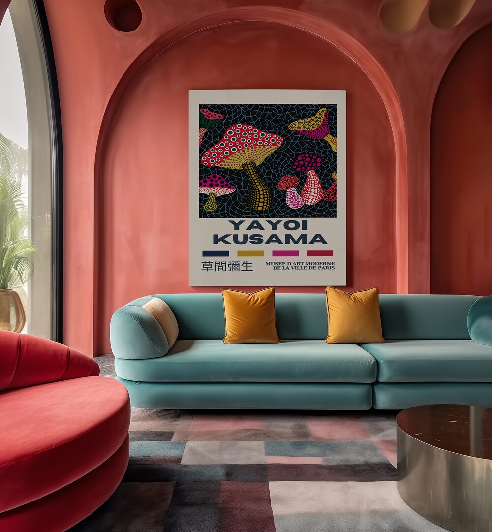 YAYOI KUSAMA XII,  VINTAGE PAINTINGS