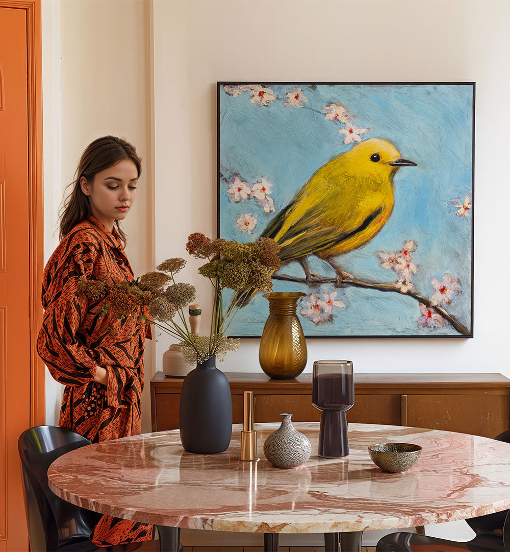 YELLOW BIRD SPRING BLOSSOMS