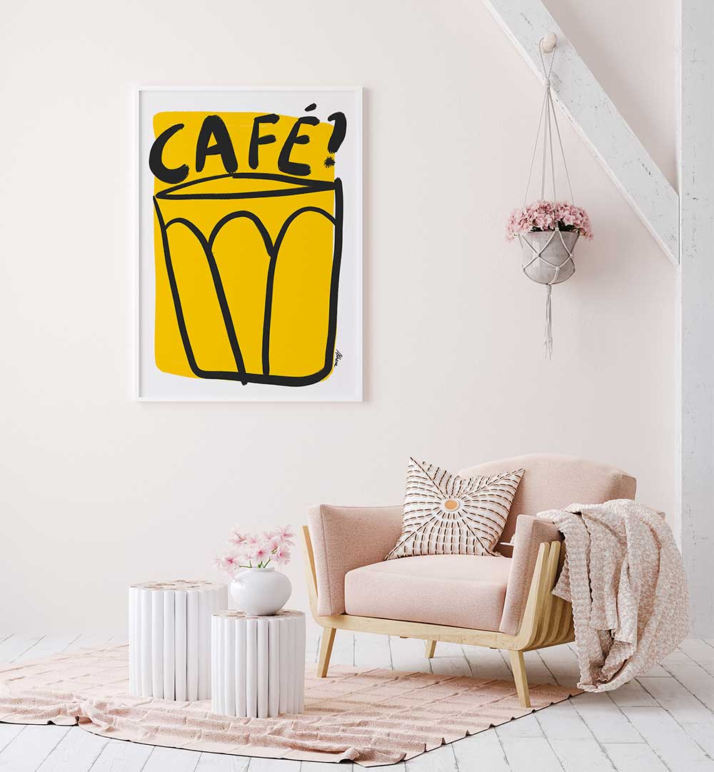 YELLOW CAFÉ , BAR & CAFE ART