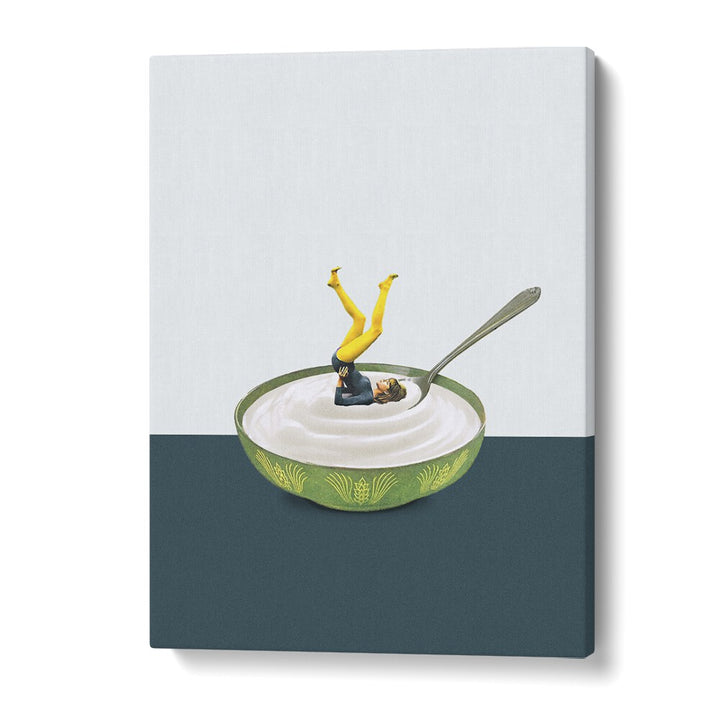 Yoga In My Yogurt Bar & Cafe Artwork in Gallery Wrap