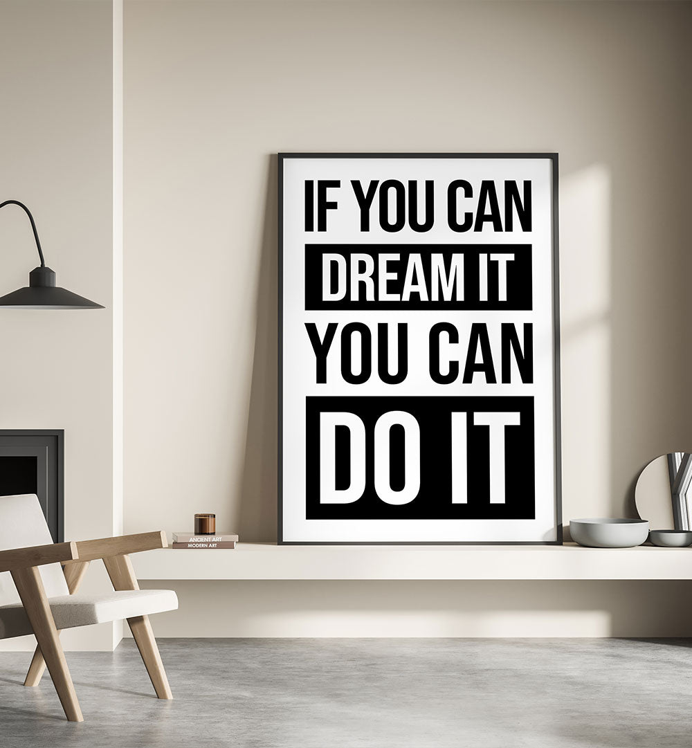 YOU CAN DO IT , QUOTES & TYPOGRAPHY POSTERS