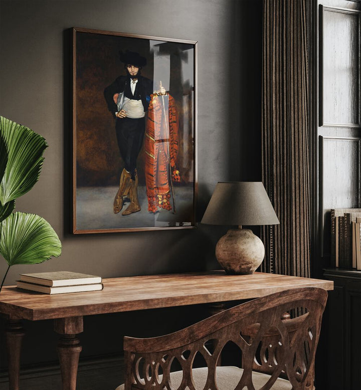 MAN IN THE COSTUME OF A MAJO  , VINTAGE PAINTINGS