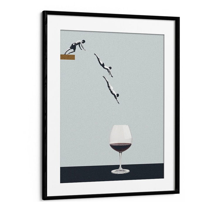 Your Best Friends Forget You Get Old Bar & Cafe Artwork in Black Frame With Mount