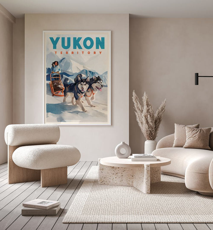 YUKON DOG SLED , TRAVEL POSTERS