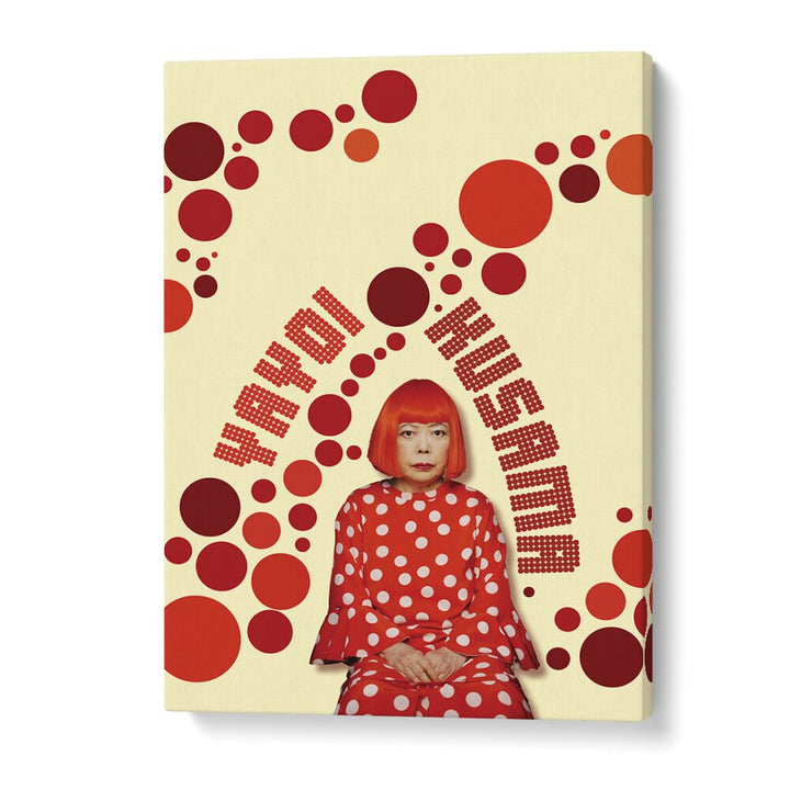 Yayoi Kusama By Grishma Korjani Artist Tribute Posters in Gallery Wrap