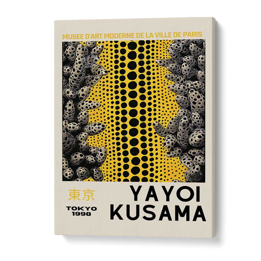 Yayoi Kusama Japanese Vintage Paintings in Gallery Wrap