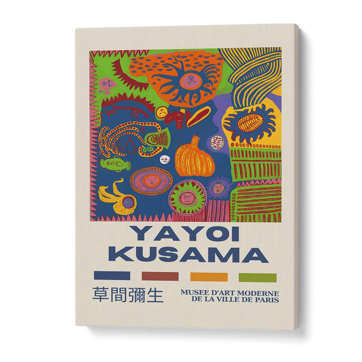 Yayoi Kusama-Musee D-Art Moderne De La Ville De Paris By Yayoi Kusama Japanese Vintage Paintings in Gallery Wrap