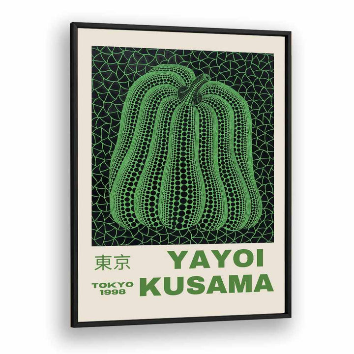 Yayoi Kusama XIX Japanese Vintage Paintings in Black Plain Frame