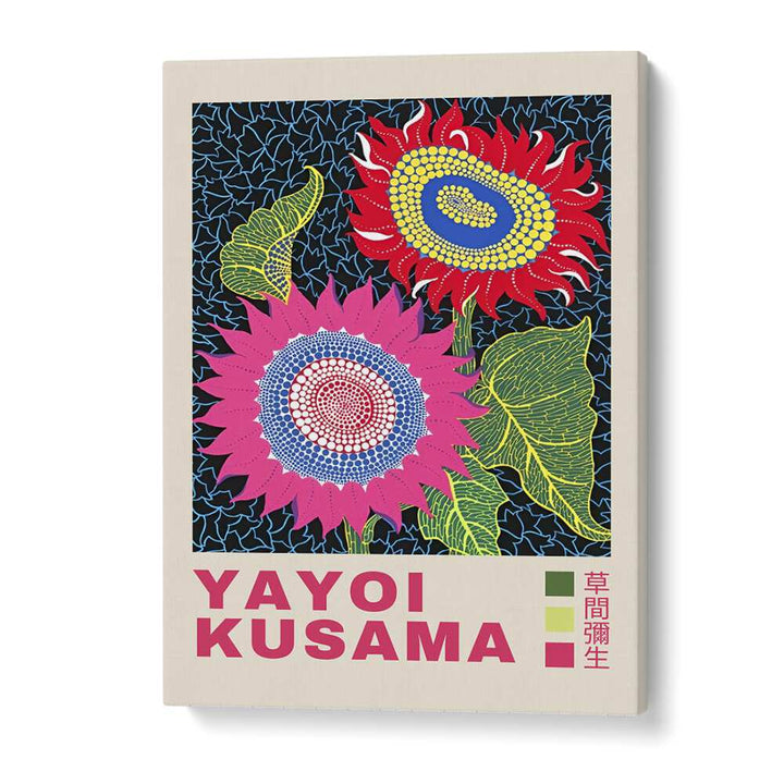 Yayoi Kusama XX Japanese Vintage Paintings in Gallery Wrap