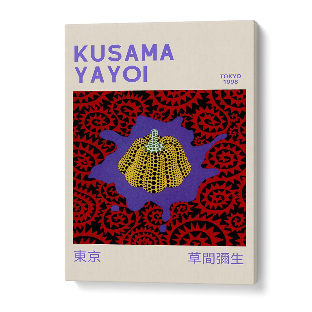 Yayoi Kusama XXII Japanese Vintage Paintings in Gallery Wrap