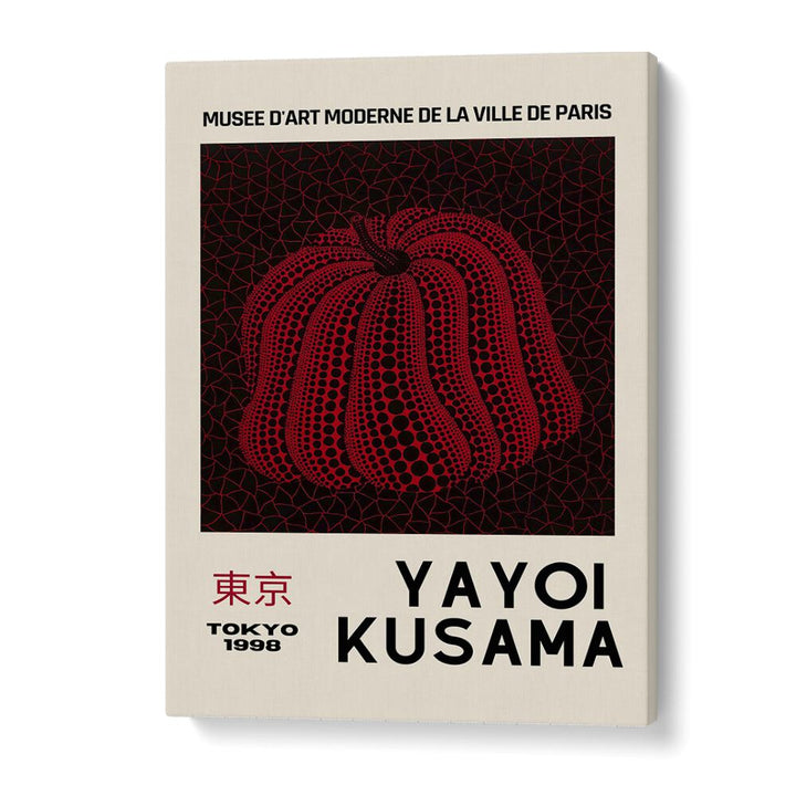 Yayoi Kusama-tokyo 1998-pumpkin By Yayoi Kusama Japanese Vintage Paintings in Gallery Wrap