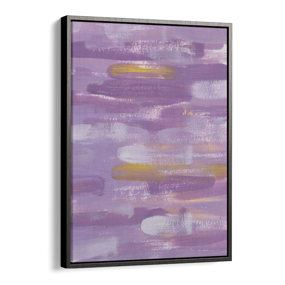 Yellow Accents By Ania Zwara Abstract Paintings Abstract Art Prints in Black Floater Frame