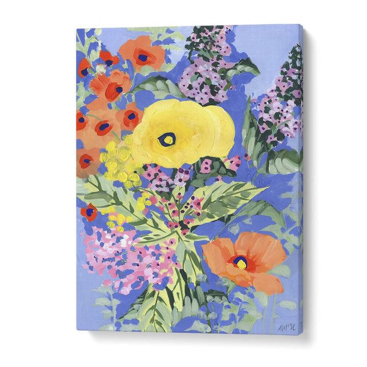 Yellow And Orange Poppies By Ania Zwara Botanical Art Prints Floral Paintings in Gallery Wrap