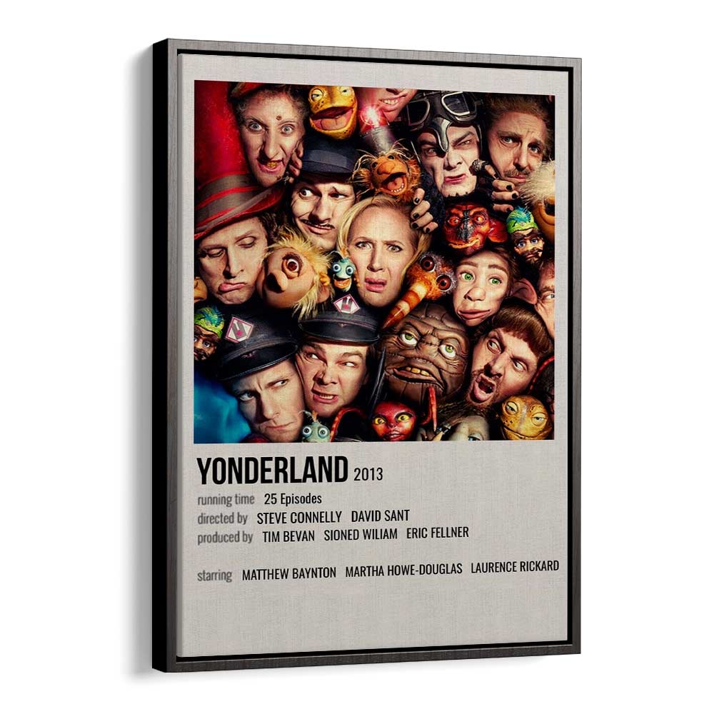 Yonderland 2013 Movie Posters in Black Floater Frame