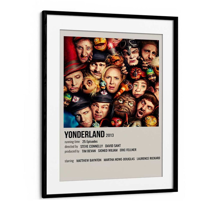 Yonderland 2013 Movie Posters in Black Frame With Mount