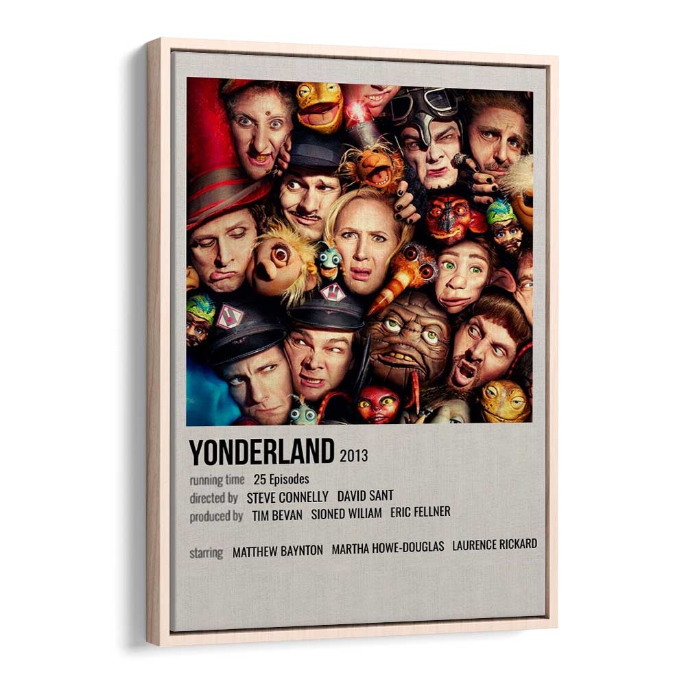 Yonderland 2013 Movie Posters in Oak Wood Floater Frame