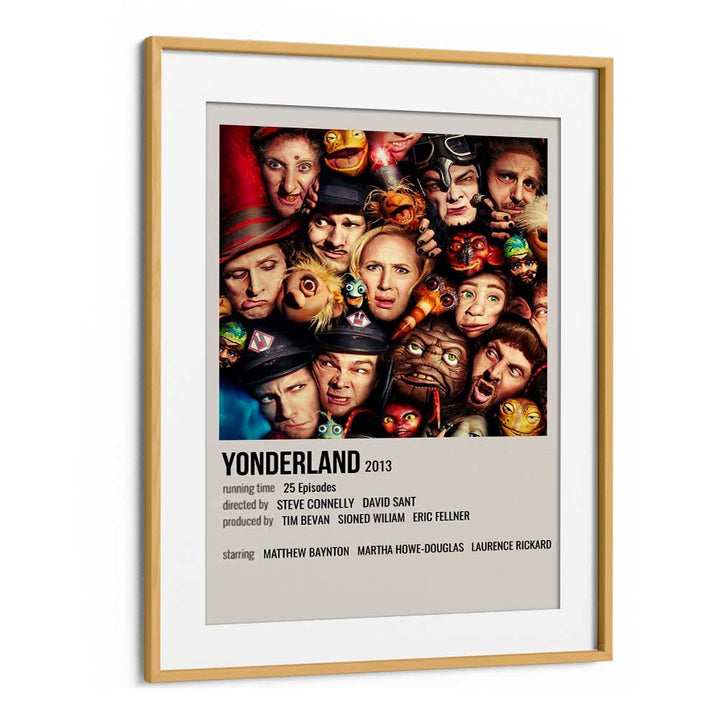 Yonderland 2013 Movie Posters in Oak Wood Frame With Mount