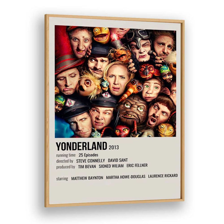 Yonderland 2013 Movie Posters in Oak Wood Plain Frame