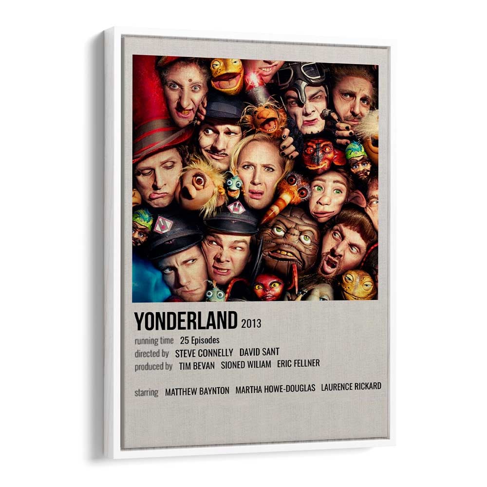 Yonderland 2013 Movie Posters in White Floater Frame