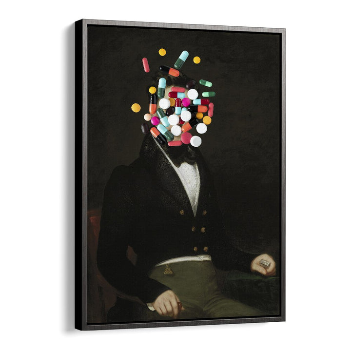 You Can Make It Right by the Art Concept Altered Art Prints in Black Floater Frame