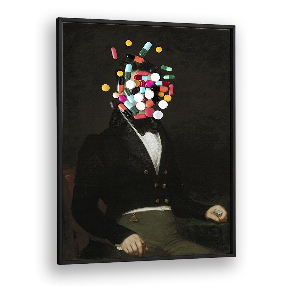 You Can Make It Right by the Art Concept Altered Art Prints in Black Plain Frame